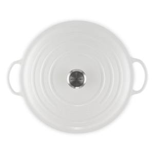Panela Le Creuset Marmita Signature Branca 32cm
