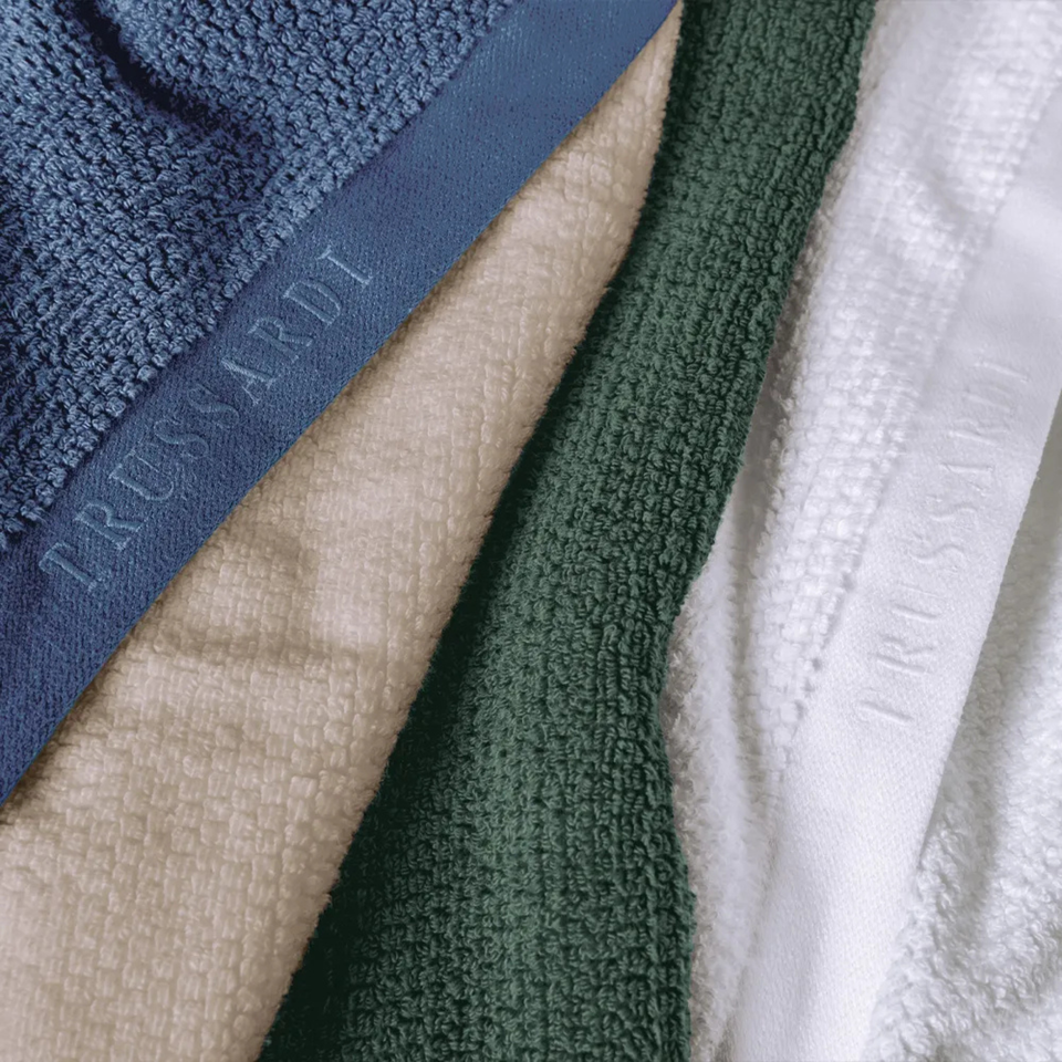 Toalha Banho Maggiore Branca Trussardi