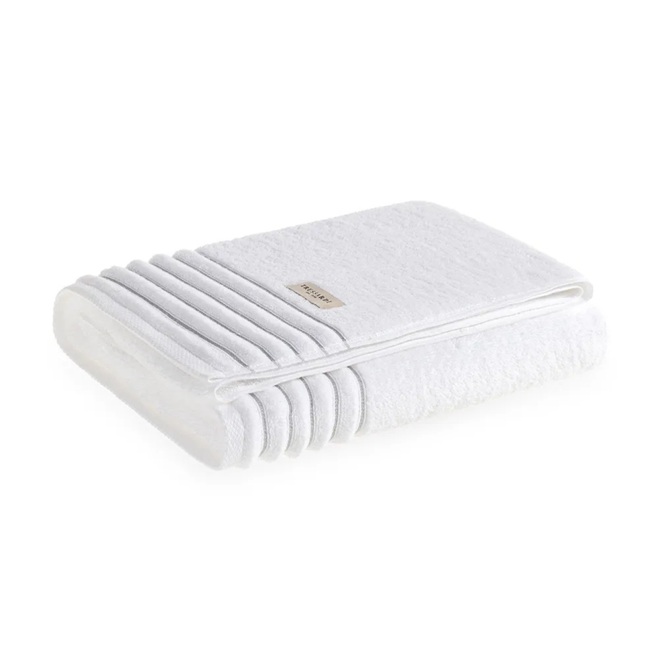Toalha de Rosto Palladio Branco / Nebbia Trussardi