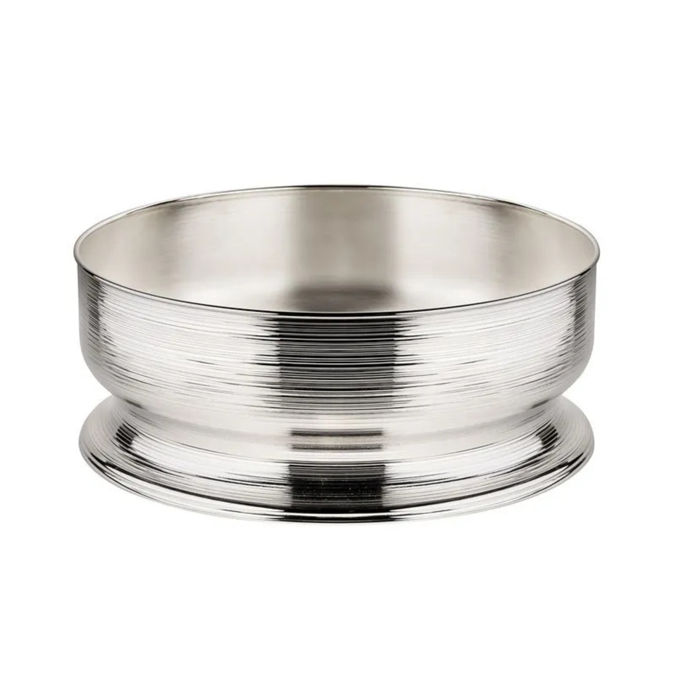 Centro de Mesa Prata Spin 16,5x39cm St. James