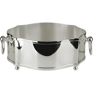 Centro de Mesa Prata Classic 13x29x22cm St. James