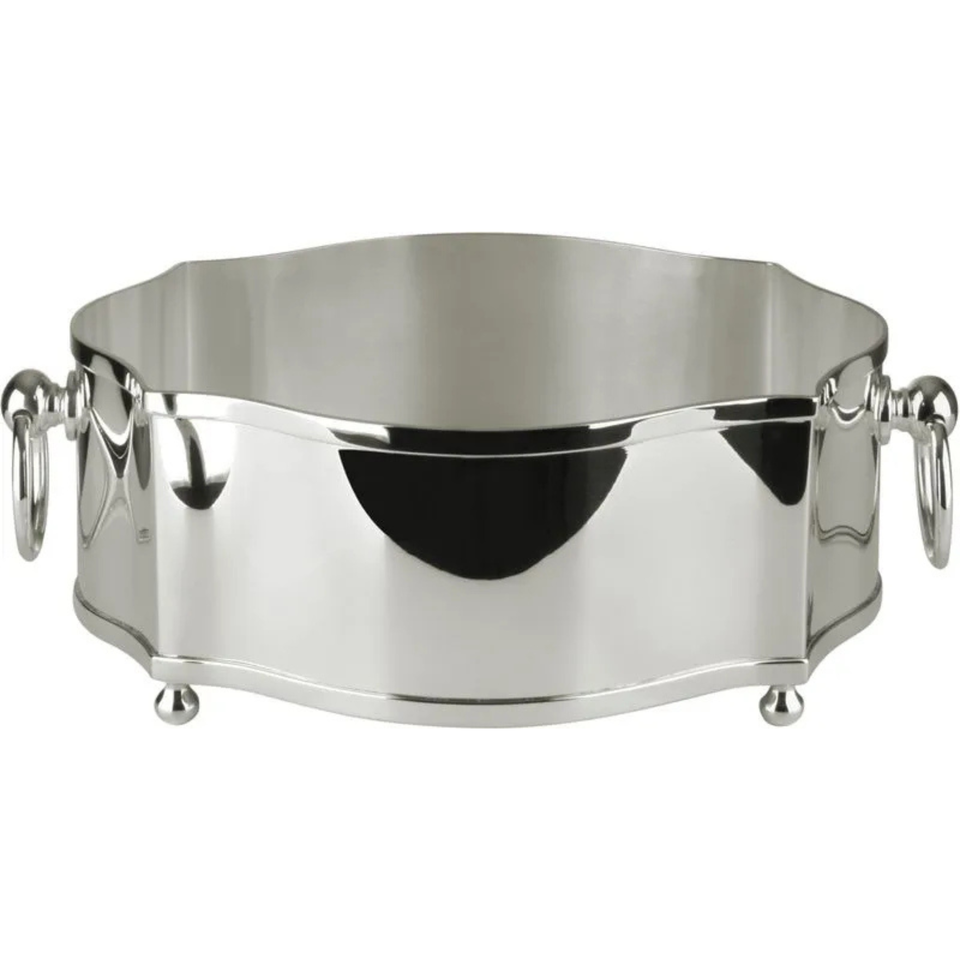 Centro de Mesa Prata Classic 13x29x22cm St. James