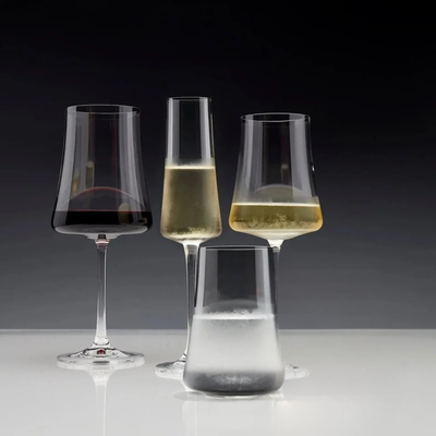 PRÉ-VENDA: Kit Promocional: Linha Taças e Copos em Cristal Linha Bohemia Sommelier (18 Taças + 6 Copos)