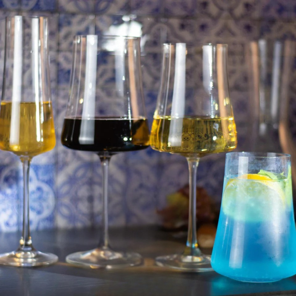 Kit Promocional: Linha Taças e Copos em Cristal Linha Bohemia Sommelier (18 Taças + 6 Copos)