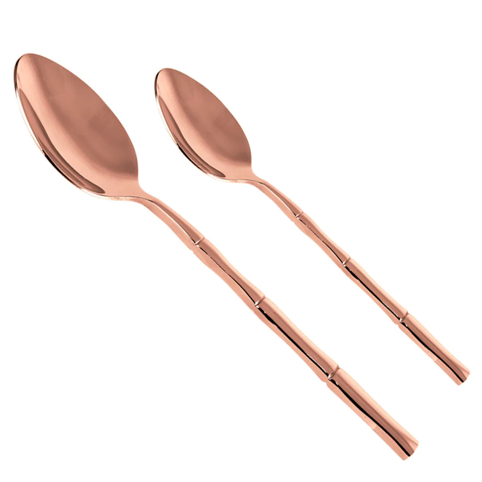 Faqueiro Steel Wood em Aço Inox 24Pçs Cobre Fracalanza