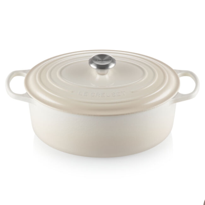 Panela Le Creuset Oval Signature Meringue 8L 35cm