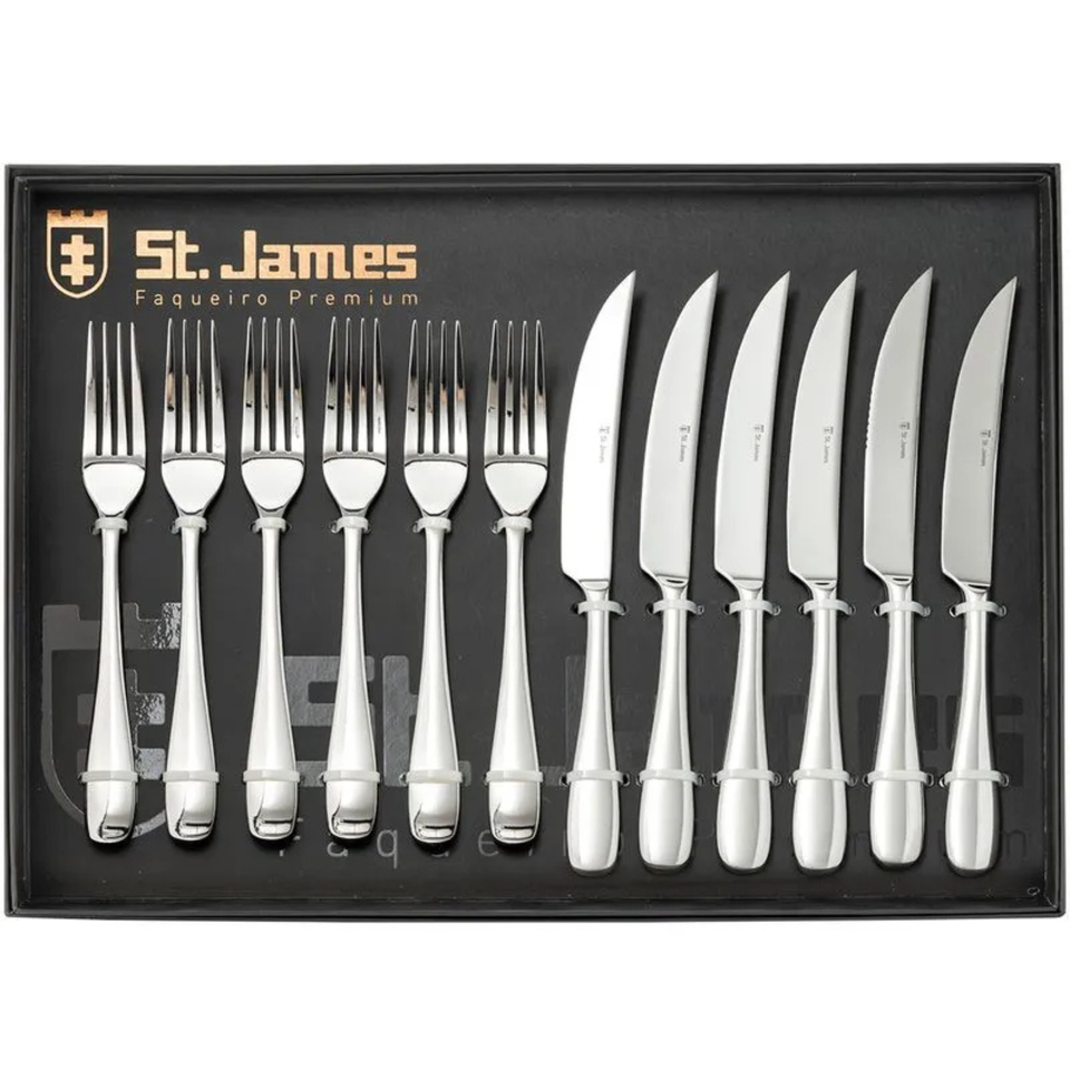 Jogo para Churrasco St. James 12 Peças Serenity Inox