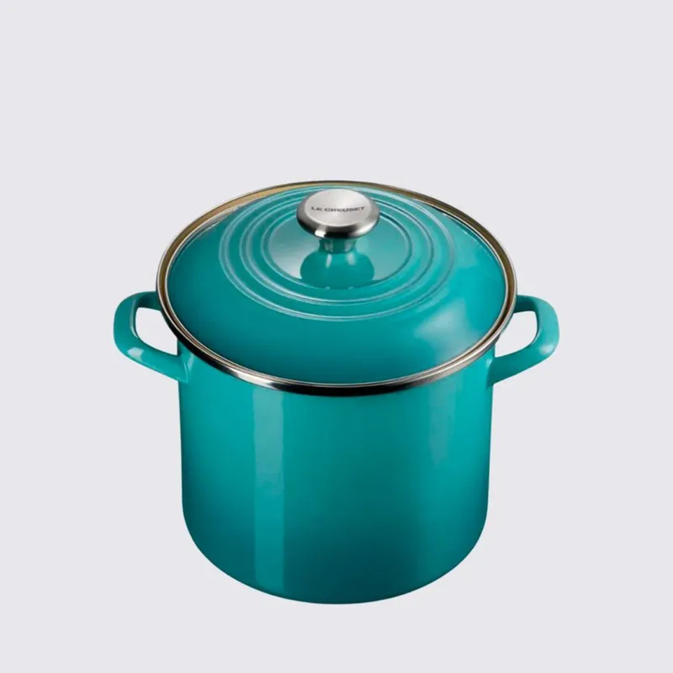 Stockpot Aço Esmaltado Bleu Riviera 11,4L 26cm Le Creuset