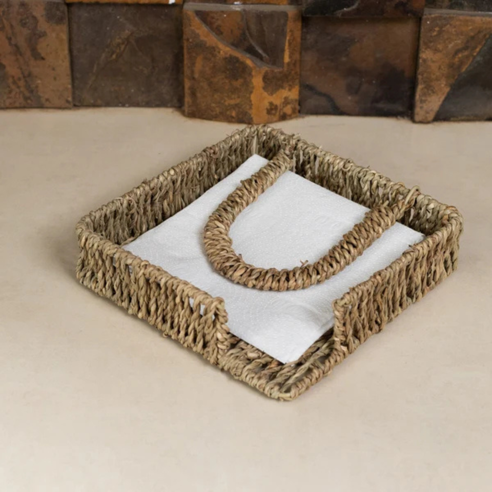 Porta Guardanapos de Sisal 20x5cm