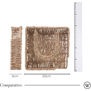 Porta Guardanapos de Sisal 20x5cm