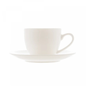 Xícara de Café com Pires Porcelana Clean 100ml Lyor