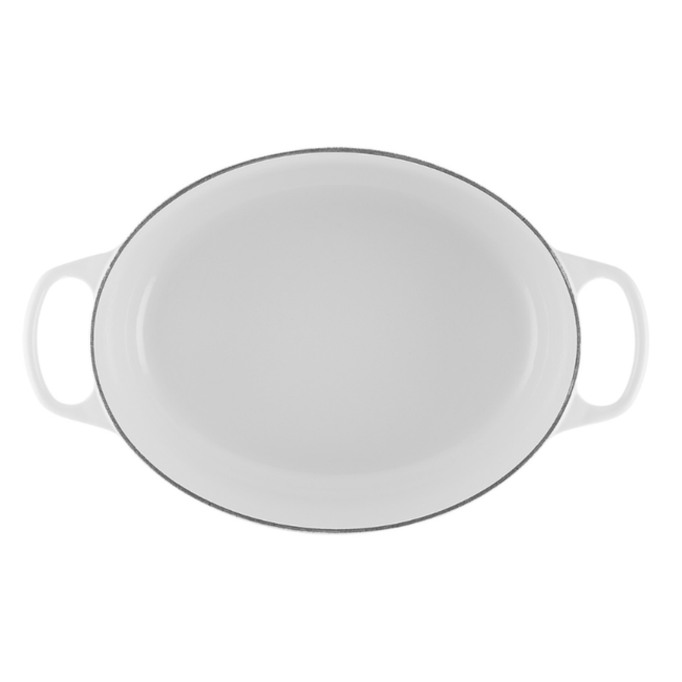 Panela Le Creuset Oval Signature Branca 7,5L 33cm