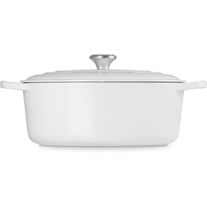Panela Le Creuset Oval Signature Branca 7,5L 33cm