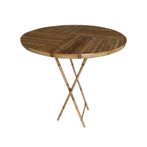 Mesa de Apoio com Cavalete de Bambu 80x60cm