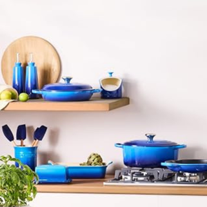 Kit com Porta Azeite e Vinagre Cerâmica Azure 300ml Le Creuset