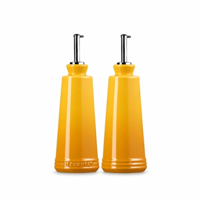 Kit com Porta Azeite e Vinagre Cerâmica Nectar 300ml Le Creuset