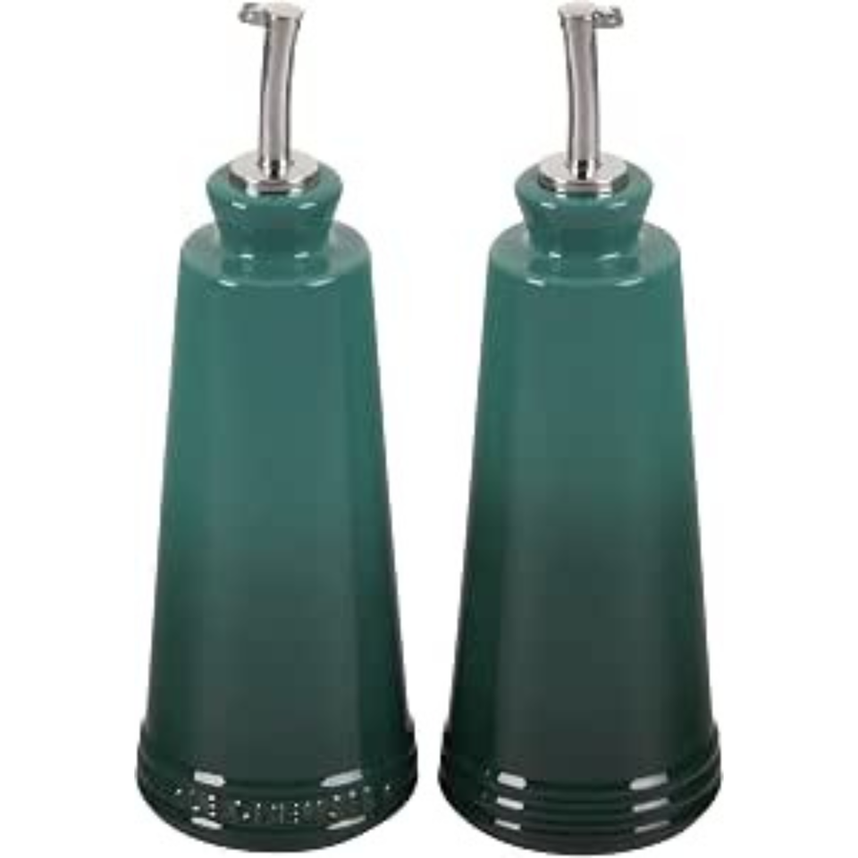 Kit com Porta Azeite e Vinagre Cerâmica Artchaut 300ml Le Creuset