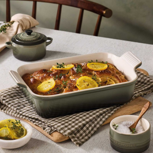 Travessa Retangular Cerâmica Heritage Thyme 19cm Le Creuset