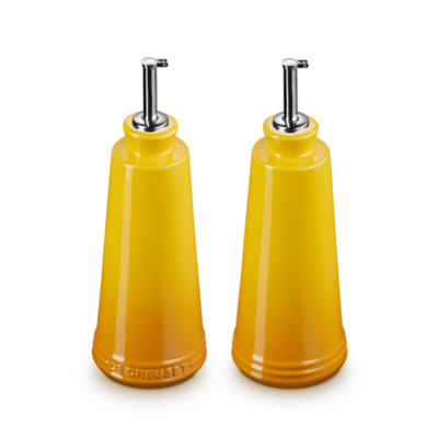 Kit com Porta Azeite e Vinagre Cerâmica Nectar 300ml Le Creuset
