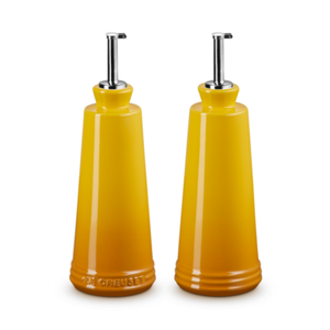 Kit com Porta Azeite e Vinagre Cerâmica Nectar 300ml Le Creuset