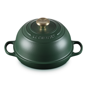 Panela Le Creuset para Pão Signature Foret com Pegador Dourado 24cm
