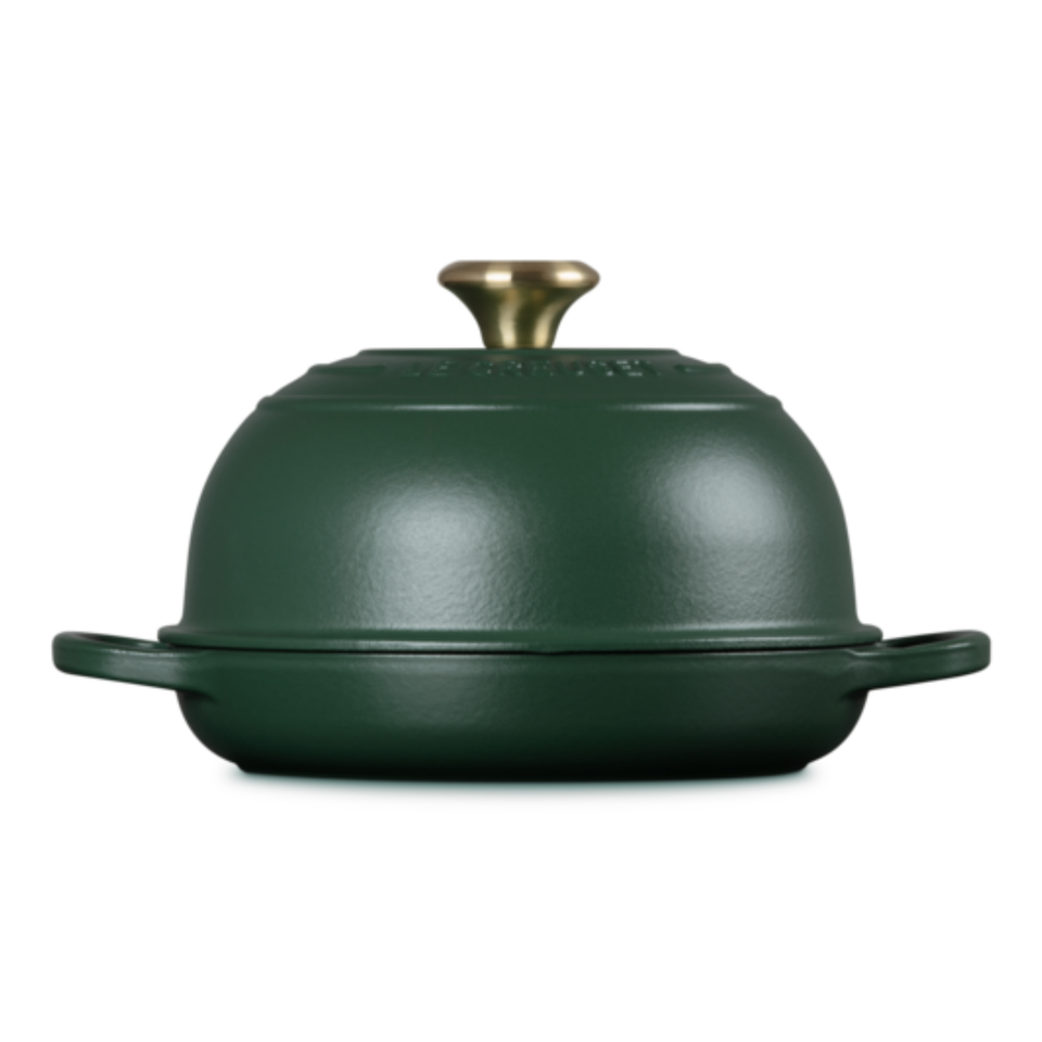 Panela Le Creuset para Pão Signature Foret com Pegador Dourado 24cm