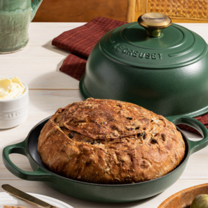 Panela Le Creuset para Pão Signature Foret com Pegador Dourado 24cm