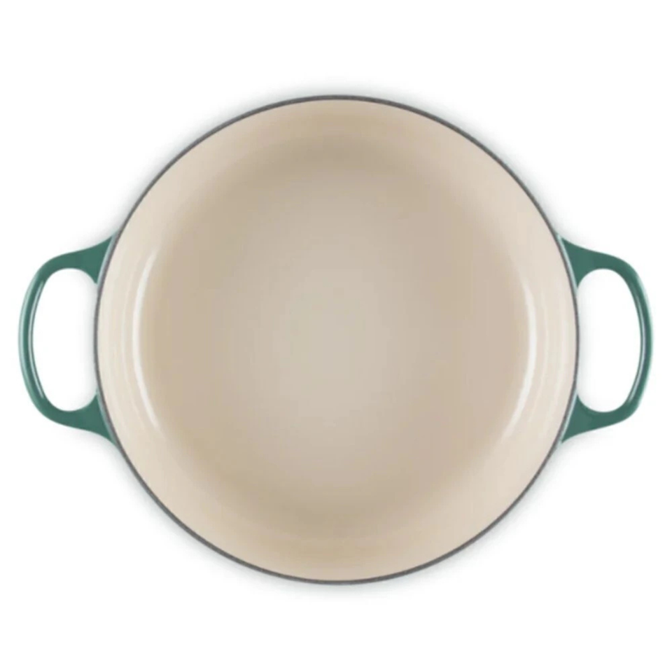 Panela Le Creuset para Risotto Signature Thyme com Pegador Dourado 6,2L 30cm