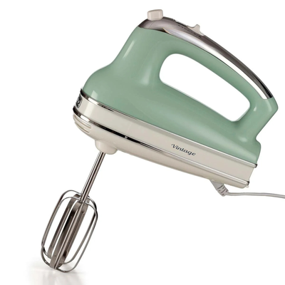 Batedeira de Mão Vintage Verde 220V 450W Ariete