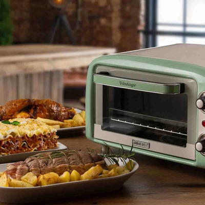 Forno Elétrico Vintage Verde 220V 800W Ariete