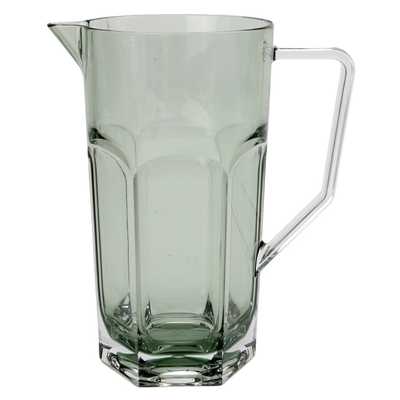 Jarra Acrílico Sextavada Verde 1,4L