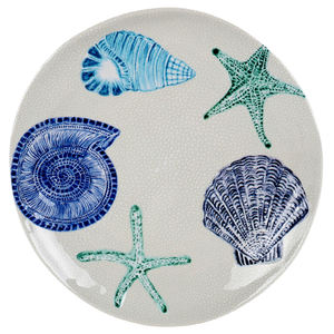 Prato Raso Melamina Desenho Concha 27,8cm