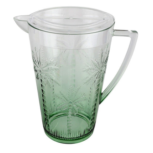 Jarra Acrílico Textura Coqueiro Verde 2L