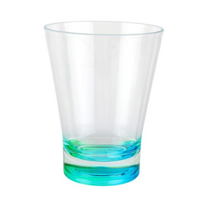 Copo Acrílico Base Multicolor com Bolhas Azul 500ml