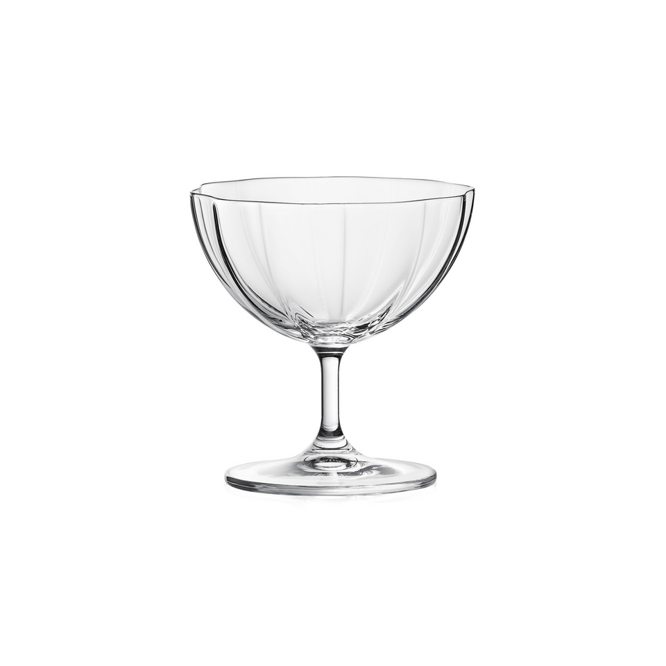 Jogo 3 Taças para Sobremesa Cristal Bohemia Blommé Transparente 220ml