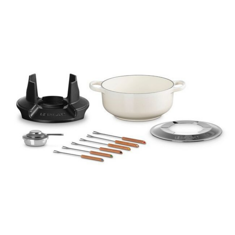 PRÉ-VENDA: Fondue Ferro Fundido Signature Meringue Le Creuset