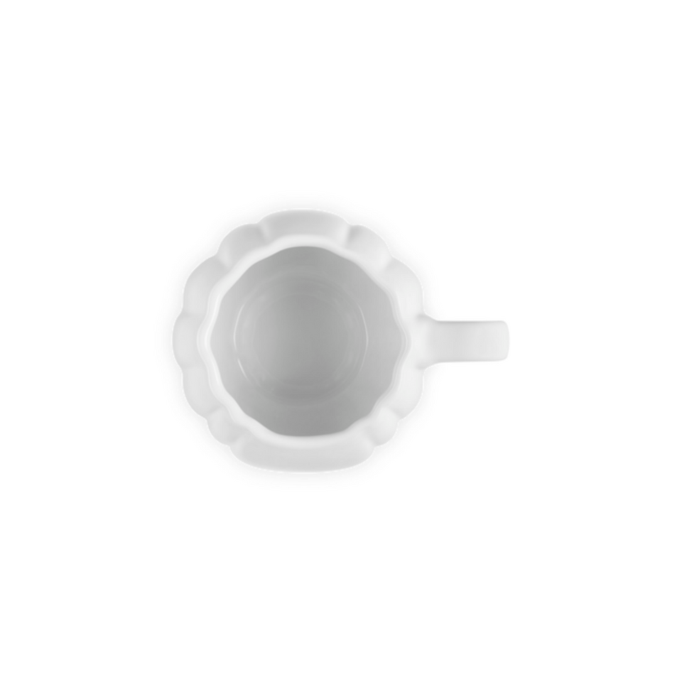 PRÉ-VENDA: Caneca Abóbora Cerâmica Branca 400ml Le Creuset