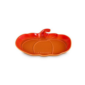 PRÉ-VENDA: Prato Abóbora Cerâmica 25cm Laranja Le Creuset