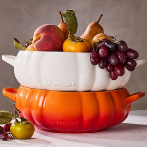 PRÉ-VENDA: Bowl para Servir Abóbora Cerâmica Laranja 3L Le Creuset