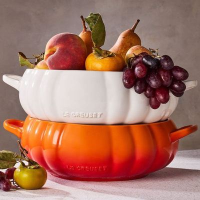 PRÉ-VENDA: Bowl para Servir Abóbora Cerâmica Laranja 3L Le Creuset