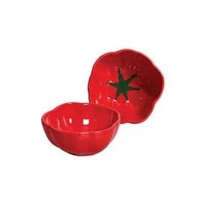 Jogo 6 Bowls Cerâmica Tomate 400ml Scalla