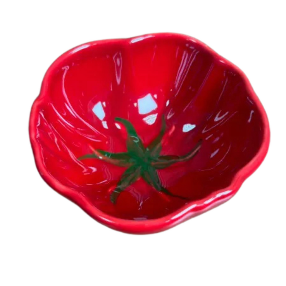 Jogo 6 Bowls Cerâmica Tomate 400ml Scalla