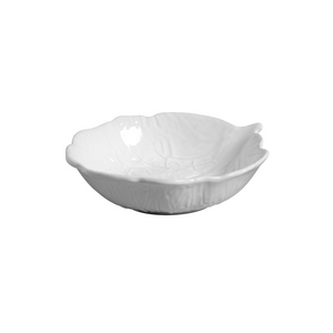 Tigela Média Cerâmica Couve Branco Scalla