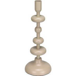 Castiçal Metal Marfim 26cm Home&Co
