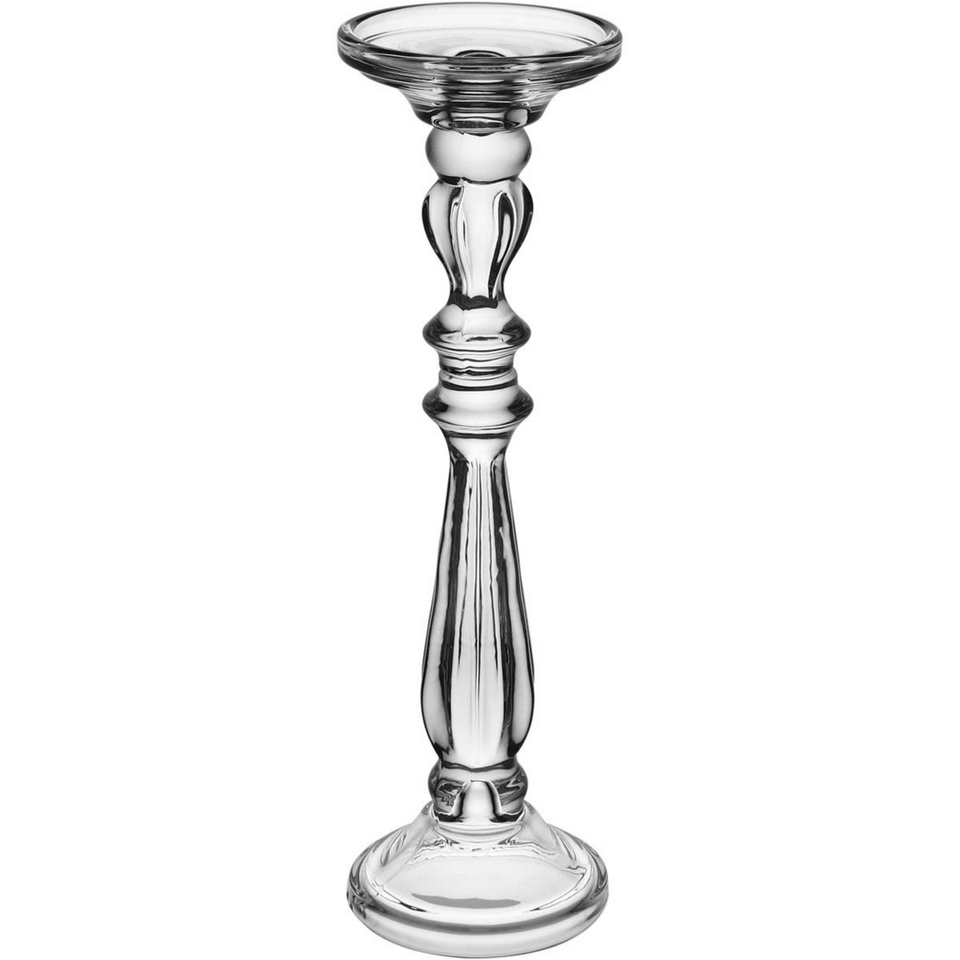 Castiçal Vidro Transparente 34cm Home&Co