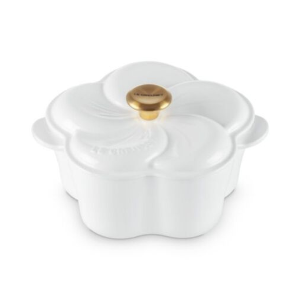 Panela Floral Tradition Branca 2L 20cm Le Creuset