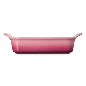 Travessa Retangular Cerâmica Heritage Rose Quartz 26cm Le Creuset