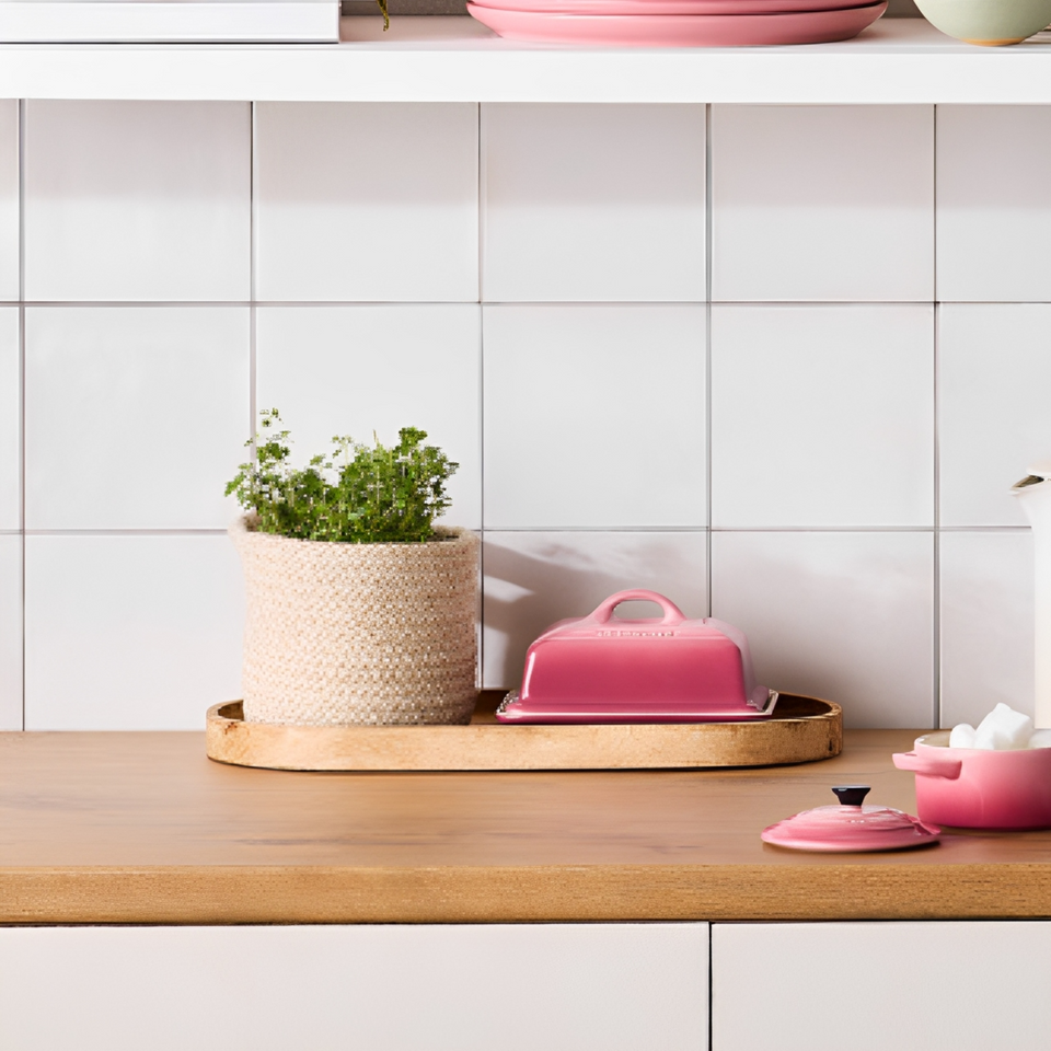 Manteigueira Cerâmica Rose Quartz Le Creuset