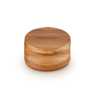 Saleiro Redondo Madeira Teca 160ml Le Creuset