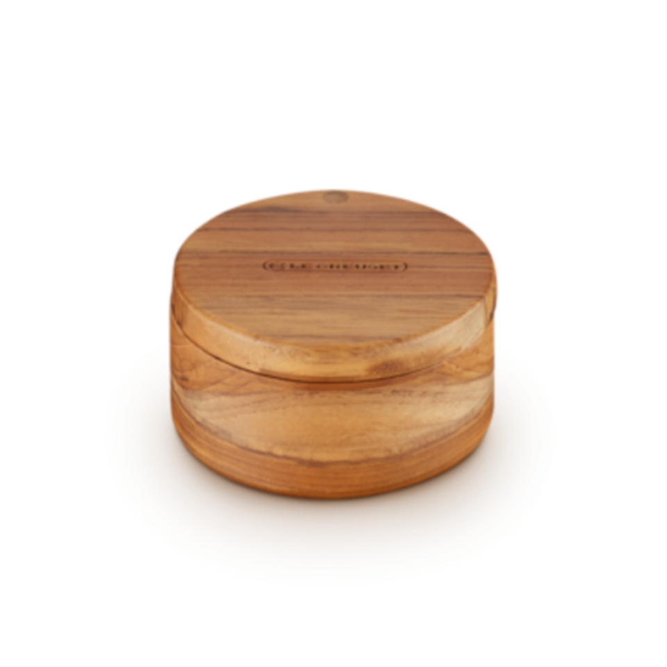 Saleiro Redondo Madeira Teca 160ml Le Creuset